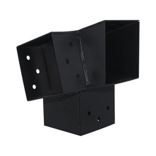 Suki Koppelstuk Hoek 3 Aansluitingen Antraciet 91x91mm Type F