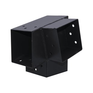 Suki Koppelstuk Hoek 3 Aansluitingen Antraciet 91x91mm Type C