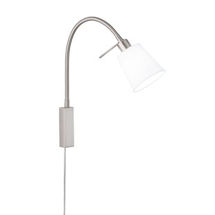 Fischer & Honsel Wandlamp Chroom Wit E14 10w