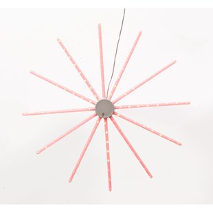 Central Park Verlichte Ster Lichtsnoer - 96 Led's -multikleur - 28cm - Buiten