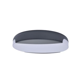 Lutec Plafondlamp Sweep Donkergrijs ⌀26cm 23,5w