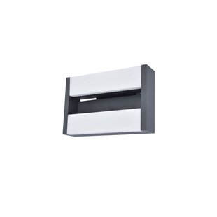 Lutec Wandlamp Conroy Donkergrijs 17,8w