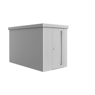 Biohort Metalen Tuinhuis Neo - Zilver Metallic - 180x348cm