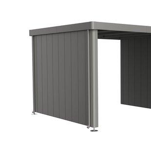 Biohort Zijwand Voor Zijdak Berging Neo Gr. 3a/3b/3c/3d Kwartsgrijs Metallic