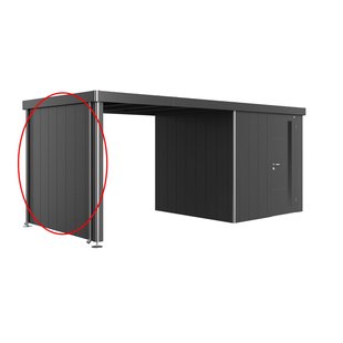 Biohort Zijwand Voor Zijdak Neo 2a/2b/2c/2d Donkergrijs Metallic