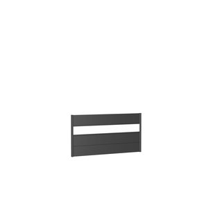 Biohort Recht Paneel Voor Tuinscherm Met Acrylglas Donkergrijs Metallic 180x90cm