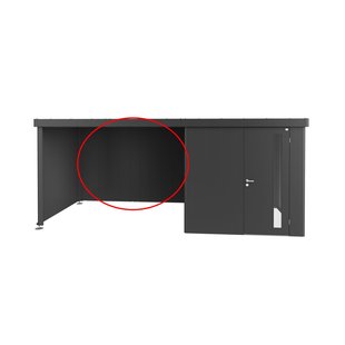 Biohort Achterwand Zijdak Neo Type 2-6 Donkergrijs Metallic