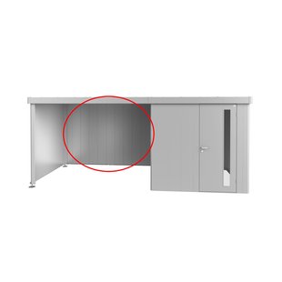 Biohort Achterwand Neo Type 2-4 Zilver Metallic