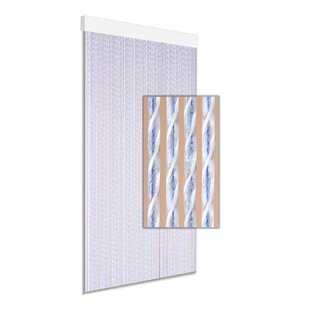 Degor Vliegengordijn Tinca - 90x210cm - Blauw - Huisdiervriendelijk