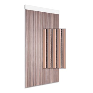 Degor Vliegengordijn Atlas - 100x230cm - Zwart - Huisdiervriendelijk