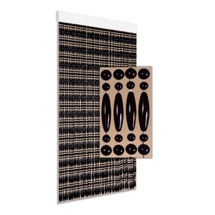 Degor Vliegengordijn Cyprus - 90x210cm - Zwart - Huisdiervriendelijk