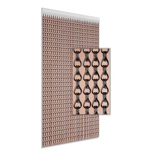 Degor Vliegengordijn - 90x210cm - Antraciet - Aluminium