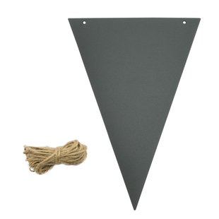 Securit Krijtbord Vlaggetjes Zwart Inclusief Krijtmarker En Touw