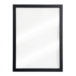 Securit Krijtbord Woody Transparant Mdf Zwart 40x60cm Met Krijtmarker En Montagekit