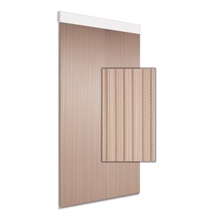 Degor Vliegengordijn - 90x210cm - Transparant-wit - Luxe Lamellen