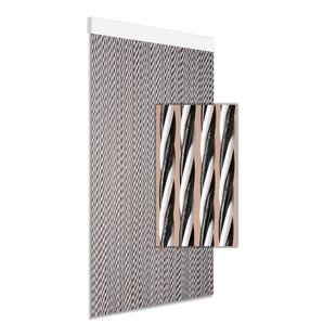 Degor Vliegengordijn Dara - 90x210cm - Zwart/wit - Huisdiervriendelijk