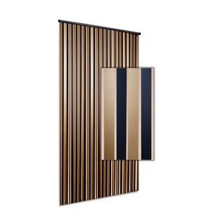 Degor Vliegengordijn - 90x220cm - Goud/zwart - Huisdiervriendelijk