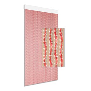 Degor Vliegengordijn Paola - 90x210cm - Rood - Huisdiervriendelijk