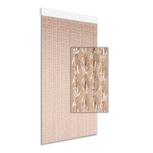 Degor Vliegengordijn Nica - 90x210cm - Bruin - Huisdiervriendelijk