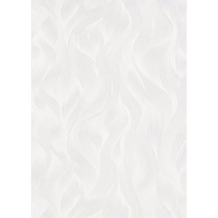 Elle Decoration Vinylbehang Waves - Lichtgrijs - 10,05 M X 53 Cm