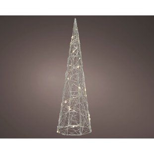 Decorismicro Led Conemetaal Lichtsnoer - 40 Led's - Warm Wit - 80cm - Binnen