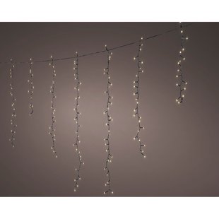 Decoris Led Balkonverlichting 8 Functie Twinkel Effect - 256 Led's - Warm Wit - 80cm - Binnen & Buiten