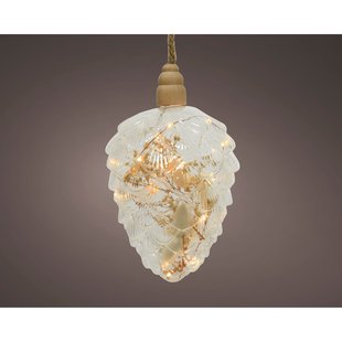 Decorismicro Led Dennenappel Lichtsnoer - 15 Led's - Warm Wit - 80cm - Binnen