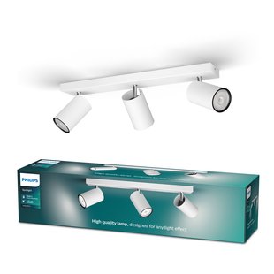 Philips Plafondspot Kosipo Wit 3xgu10