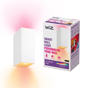 Wiz Wandlamp Up And Down Wit 2xgu10 5w