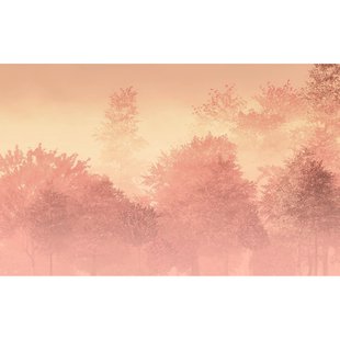 Fotobehang Heartwood - Roze - 2,50m X 400cm