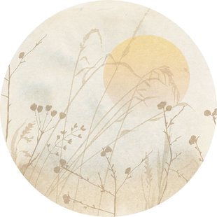 Komar Sticker Dots Roseau