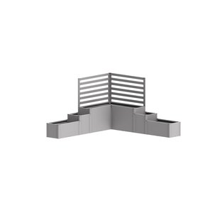 Biohort Modulaire Plantenbakken Davinci1 Zilver Metallic