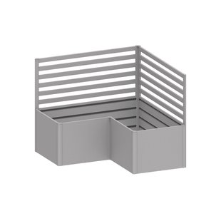 Biohort Plantenklimrek Voor L-vorm Gr. L200/l2x1 Zilver-metallic 2stuks