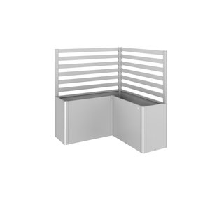 Biohort Plantenklimrek Voor L-vorm Gr. L150 Zilver-metallic 2stuks