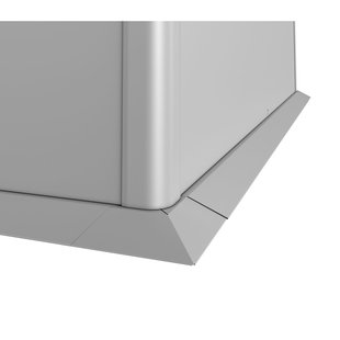 Biohort Maairand Voor Moestuin 2x2m Zilver Metallic