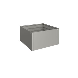 Biohort Moestuinbox 1,5x1x5m Kwartsgrijs Metallic