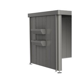 Biohort Bloembakken Floraboard Voor Zijdak Tuinhuis Neo Zilver Metallic