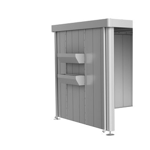 Biohort Bloembakken Floraboard Voor Zijdak Tuinhuis Neo Zilver Metallic