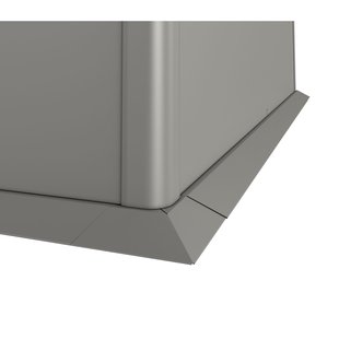 Biohort Maairand Voor Moestuin 1,5x1,5m Kwartsgrijs-metallic