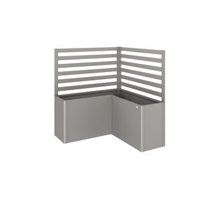 Biohort Plantenklimrek Voor L-vorm Gr. L150 Kwartsgrijs-metallic 2 Stuks