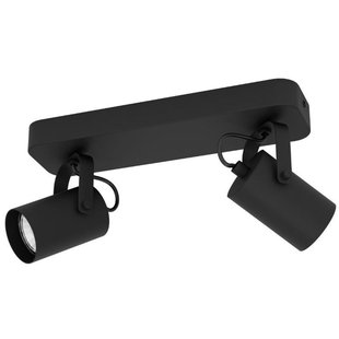 Eglo Opbouwspot Sorego Zwart 2xgu10 3w