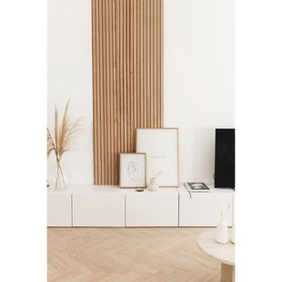 Maestro Latt Lattenwand - Pepper Oak - 277x30cm - 2 Stuks