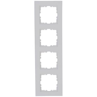 Kopp Athenis 55 Afdekplaat Viervoudig Mat Grijs