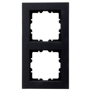 Kopp Afdekraam Athenis 55 2-voudig Mat-zwart