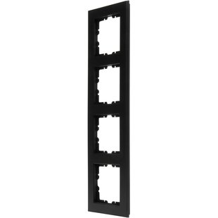 Kopp Afdekraam Athenis 55 4-voudig Mat-zwart