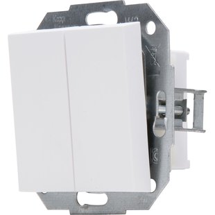 Kopp Dubbele Wisselschakelaar Athenis Mat-wit