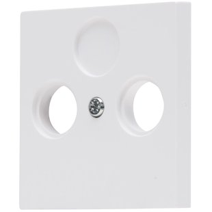 Kopp Afdekplaat Athenis Coax Mat-wit