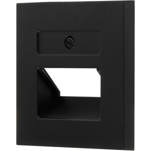 Kopp Afdekplaat Athenis Uae/utp Mat-zwart