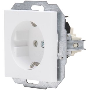 Kopp Inbouwstopcontact Athenis 1-polig Randaarde Wit Ip20