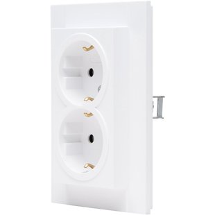 Kopp Inbouwstopcontact Athenis Randaarde 1-polig Wit Ip20